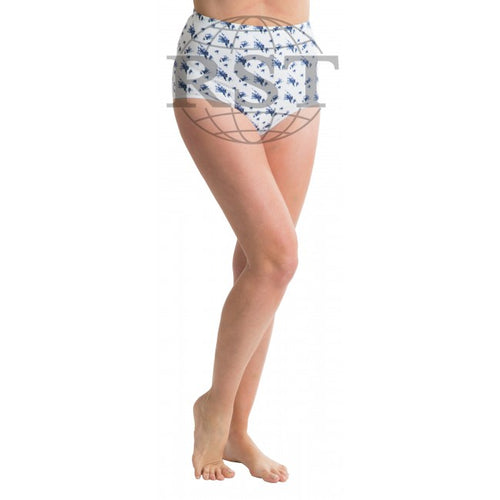 M1: Pack Of 3 Passionelle Womens Printed Tunnel Mama Briefs